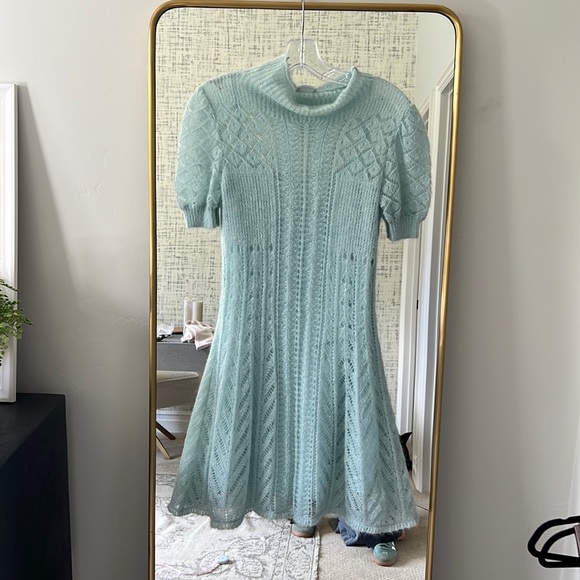 Philosophy by Alberta Ferretti ice blue knit dress - Picture 1 of 14